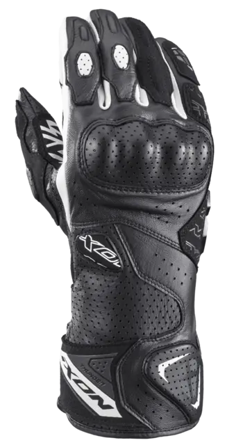 Ixon Thunder Air hansker Sort/hvit M Ventilert racing/sport hanske 