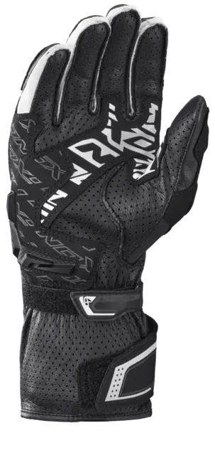 Ixon Thunder Air hansker Sort/hvit M Ventilert racing/sport hanske 