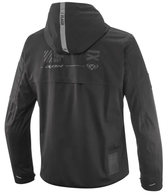 Ixon M-Quarter Jakke Sort L Laminert softshell, 4veis-stretch, Urban 