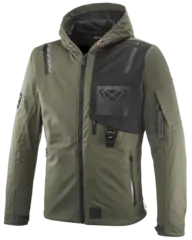 Ixon M-Quarter Jakke Khaki/Sort S Laminert softshell, 4veis-stretch, Urban