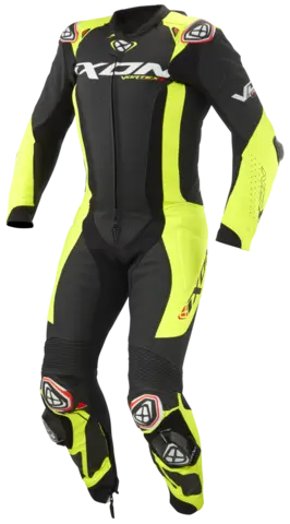 Ixon Vortex 3 Racing Sort/Gul Racingdress ventilert Airbag ready