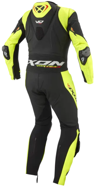 Ixon Vortex 3 Racing Sort/Gul XL Racingdress ventilert Airbag ready 