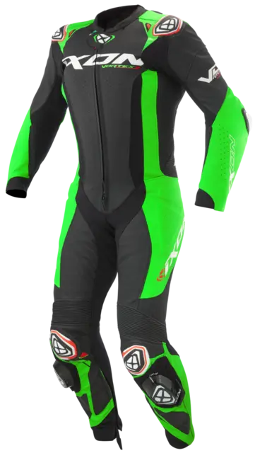 Ixon Vortex 3 Racing Sort/Grønn S Racingdress ventilert Airbag ready 