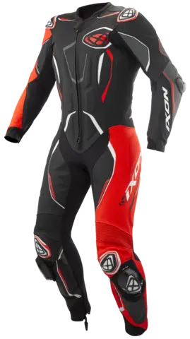 Ixon Demonio Racing Sort/r&#248;d/hvit Racingdress Ventilert Airbag-ready