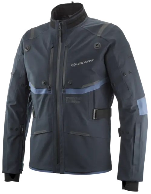 Ixon M-Skeid Adv.jakke Navy L XDRY 3L laminert Adventure Touring 