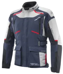 Ixon Midgard Touringjakke Gr&#229;/Navy L Prisgunstig fresh touring model