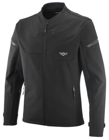 Ixon M-Thermawind jakke, sort Ultrakomfortabel mellomlag 4veis-stretch