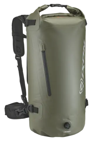Ixon A-River 35l sekk Khaki 35liter vanntett avkoblingsbar stropper