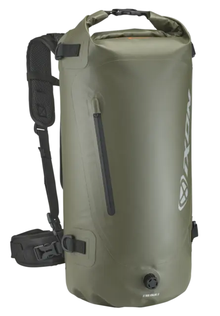 Ixon A-River 35l sekk Khaki 35liter vanntett avkoblingsbar stropper 