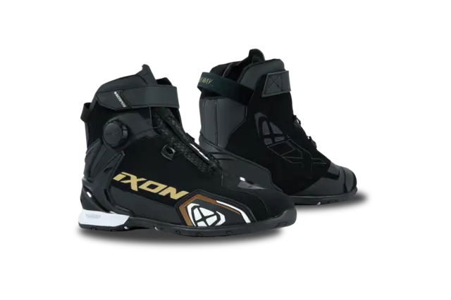 Ixon Bull 2 WP Sko Dame Sort/Gull 37 Sporty Michelin såle Fidlock lukkemech 