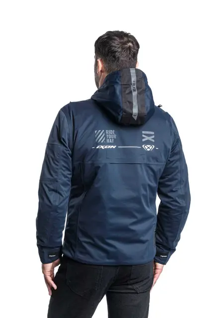 Ixon M-Quarter jakke Laminert Navy XL Laminert softshell, 4veis-stretch, Urban 