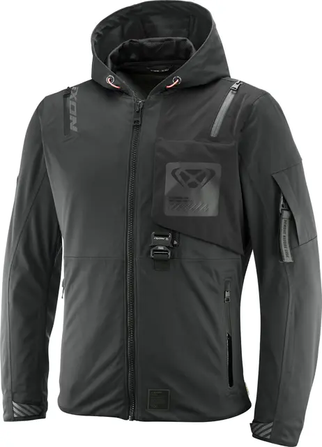 Ixon M-Quarter jakke Antrasitt XL Laminert softshell, 4veis-stretch, Urban 