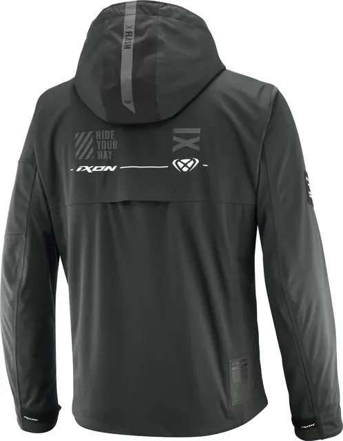 Ixon M-Quarter jakke Antrasitt XL Laminert softshell, 4veis-stretch, Urban 