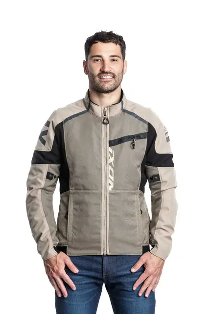 Ixon Ostara Adventure jakke Sand L Ventilert Ripstop Stretch 