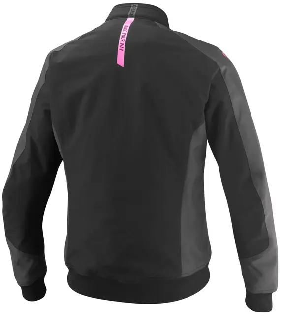 Ixon Siwa Dame jakke Sort/Rosa 2XL Superkomfort med stretch, Vanntett 