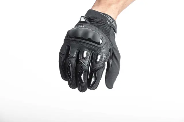 Ixon Rise Air 2 hansker Sort/Hvit XL Komfort ventilert skinn/mesh kombo 