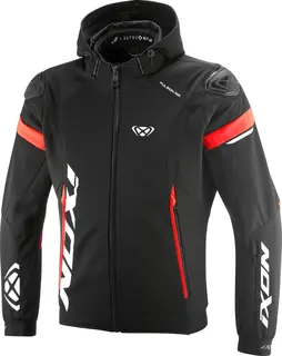Ixon Pulsion Air jakke Sort /Rød Softshell, stretch, ventilert AA-godkj