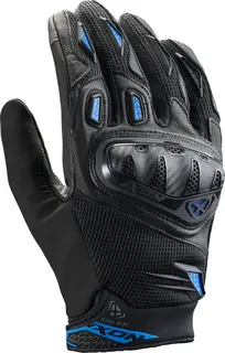 Ixon Rise Air2  hansker Sort/blå Komfort ventilert skinn/mesh kombo