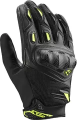 Ixon Rise Air2  hansker Sort/gul S Komfort ventilert skinn/mesh kombo
