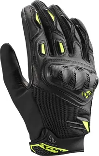 Ixon Rise Air2  hansker Sort/gul Komfort ventilert skinn/mesh kombo