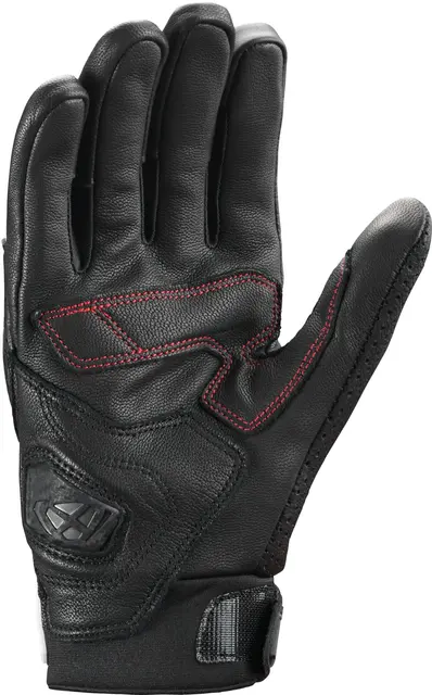 Ixon Mirage hansker Sort/hvit S Perforert geiteskinn Sport Komfort 