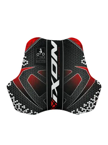Ixon Race brystbestkytter Sort/Hvit/Rød Racing brystbeskytter
