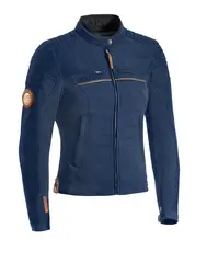 Ixon Breaker MC Jakke Dame Navy Classy Vanntett membran Uttg.f&#244;r