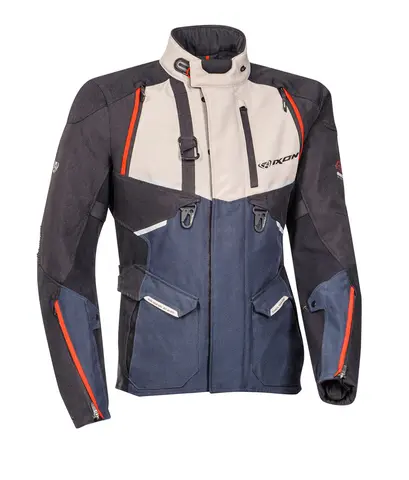 Ixon Eddas Jakke Navy/Sort Adventure Vanntett X-Dry Z-liner