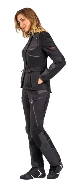 Ixon Eddas MC Jakke Dame Sort/Antrasit