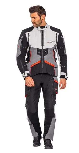 Ixon Ragnar Adv.jakke Grå/Rød