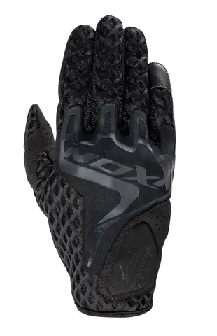 Ixon Dirt Air hanske Sort Perforert mesh kunstig semsket skinn