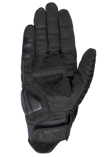 Ixon Dirt Air hanske Sort S Perforert mesh kunstig semsket skinn 