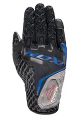 Ixon Dirt Air hanske Sort/antr./bl&#229; M Perforert mesh kunstig semsket skinn