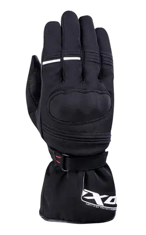 Ixon Pro Field hanske Sort/hvit Softshell, Thinsulate varm, geiteskinn