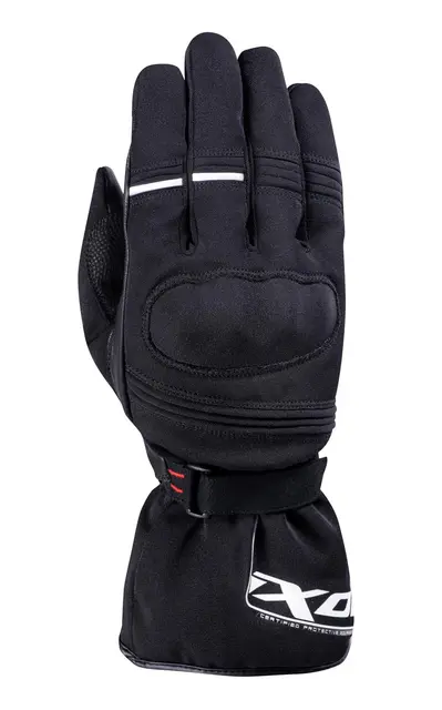 Ixon Pro Field hanske Sort/hvit S Softshell, Thinsulate varm, geiteskinn 