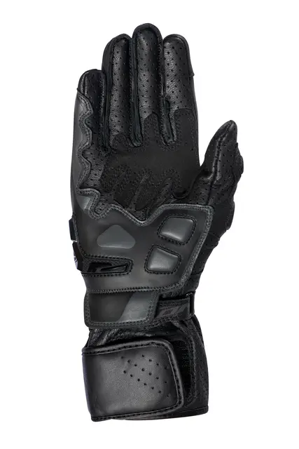 Ixon GP5 Air damehanske Sort S Sport/racing perforert i geiteskinn 