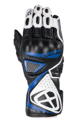 Ixon GP5 Air hanske Sort/bl&#229; Sport/racing perforert i geiteskinn