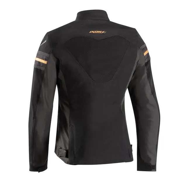 Ixon Ilana EVO Damejakke Sort/gull M Utagbar vannett membran og fôr 3in1 