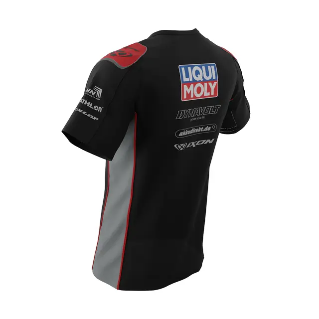 T-Shirt Replica Team Intact GP M Sort/Grå 