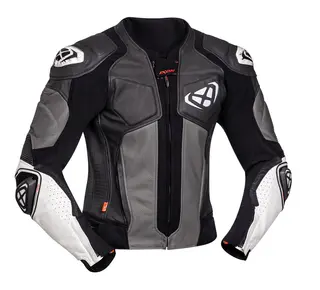 Ixon Vendetta EVO Jakke Sort/Gr&#229; Sport/racing 2-delt skinn, stretch