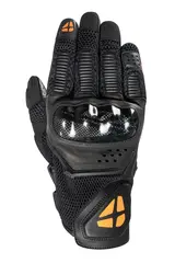 Ixon RS4 Air hanske Sort/oransj M Kort sporty perforert mesh/geiteskinn