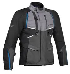 Ixon Eddas Jakke Gr&#229;/bl&#229;/sort L Adventure Vanntett X-Dry Z-liner