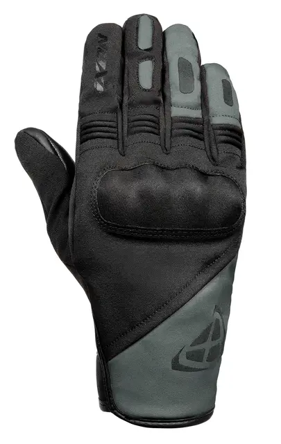 Ixon Pro Oslo Hanske Sort/khaki L Urban Touring Sofshell Skinn Fôr 
