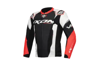Ixon Vortex 3 Jakke Sort/R&#248;d 2-delt racing skinndress