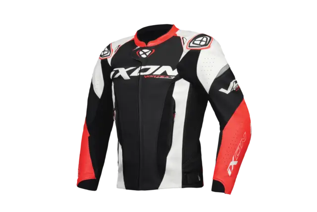 Ixon Vortex 3 Jakke Sort/Rød M 2-delt racing skinndress 