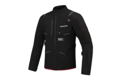 Ixon M-Skeid Adv.jakke Sort/r&#248;d XL XDRY 3L laminert Adventure Touring