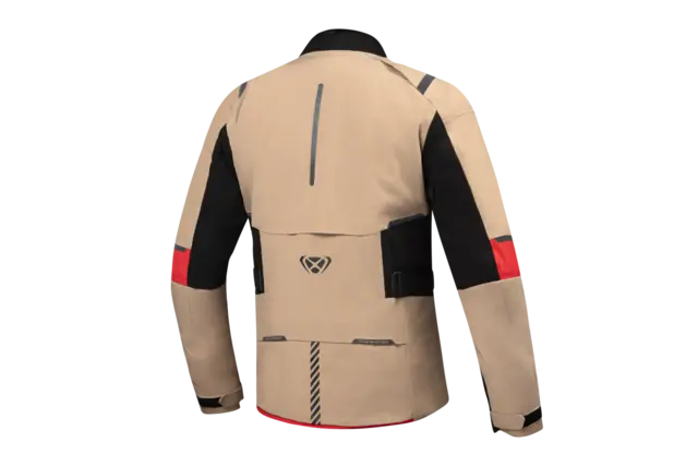 Ixon M-Skeid Adv.jakke Sand/Sort M XDRY 3L laminert Adventure Touring 