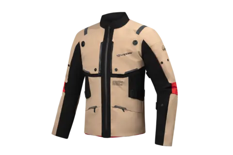 Ixon M-Skeid Adv.jakke Sand/Sort XDRY 3L laminert Adventure Touring