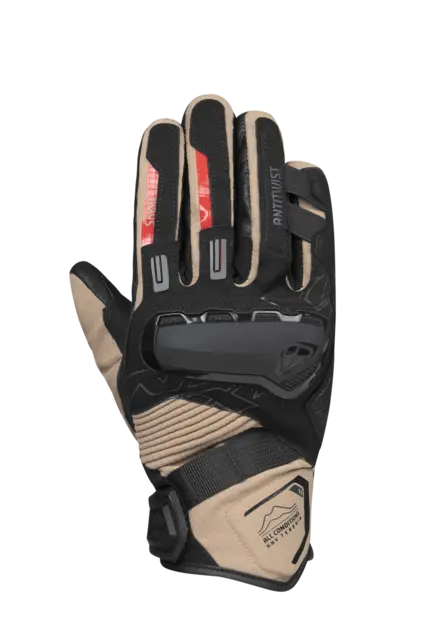 Ixon MS Skeid Adv.Hanske Sort/Sand XL Laminert Adv.hanske Ultra komfortabel 