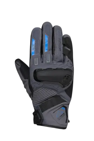 Ixon MS Skeid Adv.Hanske Sort/Bl&#229; Laminert Adv.hanske Ultra komfortabel